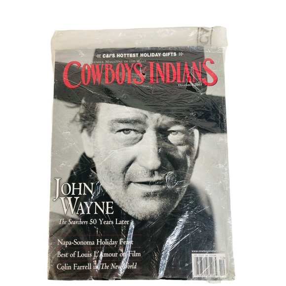 Cowboys & Indians Magazine John Wayne December 2005 Louis L’Amour New - Picture 3 of 5